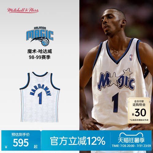 MN魔术队哈达威98-99赛季1号球衣