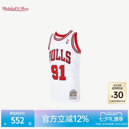 MN罗德曼经典运动球衣集合球迷版