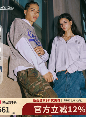 mitchell&ness25秋冬新品工装裤美式复古百搭潮流牛仔裤情侣MN