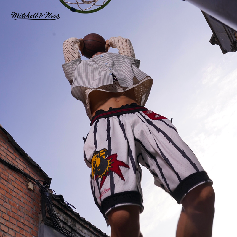 【.PAC联名】MN联名8号球裤经典美式潮流条纹时尚正品运动短裤男,运动服/休闲服装,运动中长裤／短裤,淘宝优惠券,粉丝福利购,淘宝优惠卷