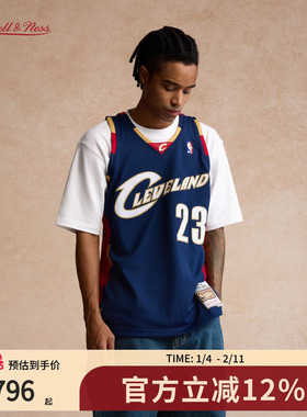 骑士队詹姆斯08-09/03-04赛季NBA官方MN复刻23号球衣集合SW球迷版