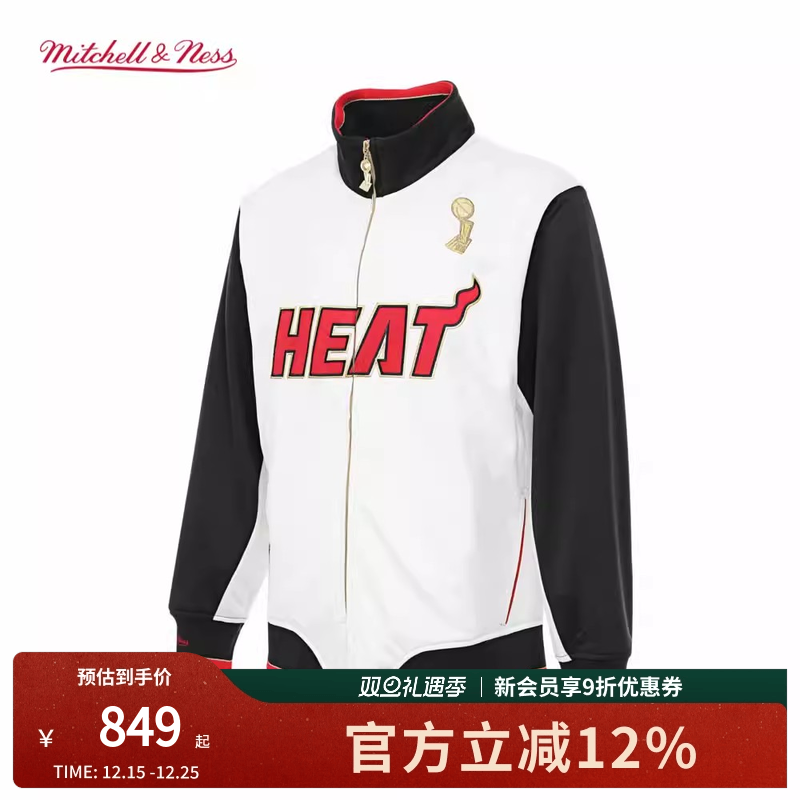 球队迈阿密热火夹克外套男MN