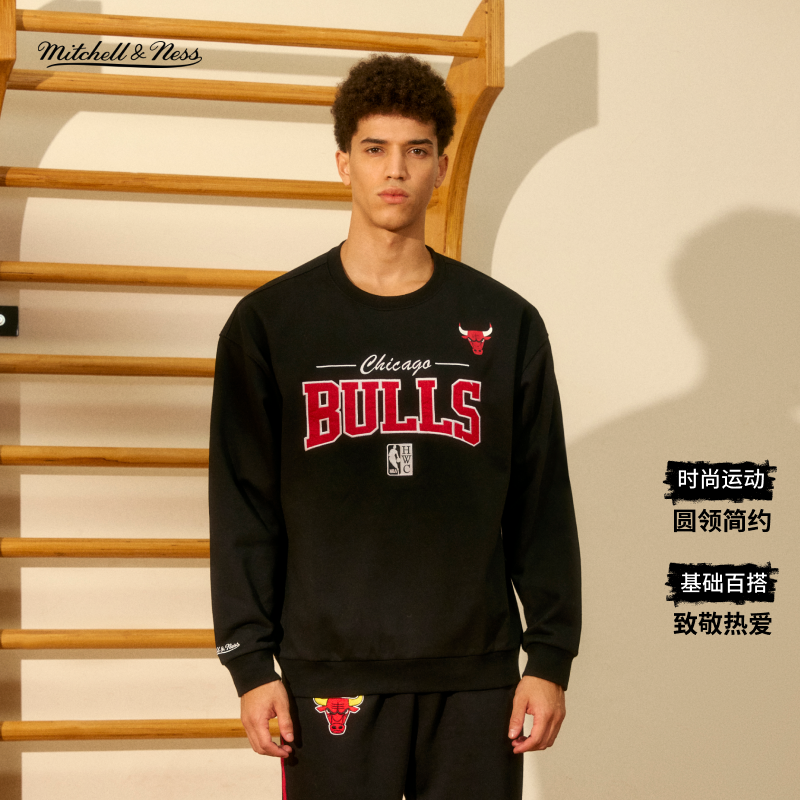 球队印花圆领运动卫衣男女MN