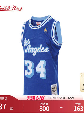 湖人队/魔术队奥尼尔NBA官方MN复刻34/32号球衣集合SW球迷版