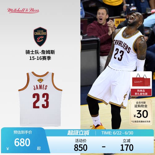 MN骑士队詹姆斯23号球衣球迷版