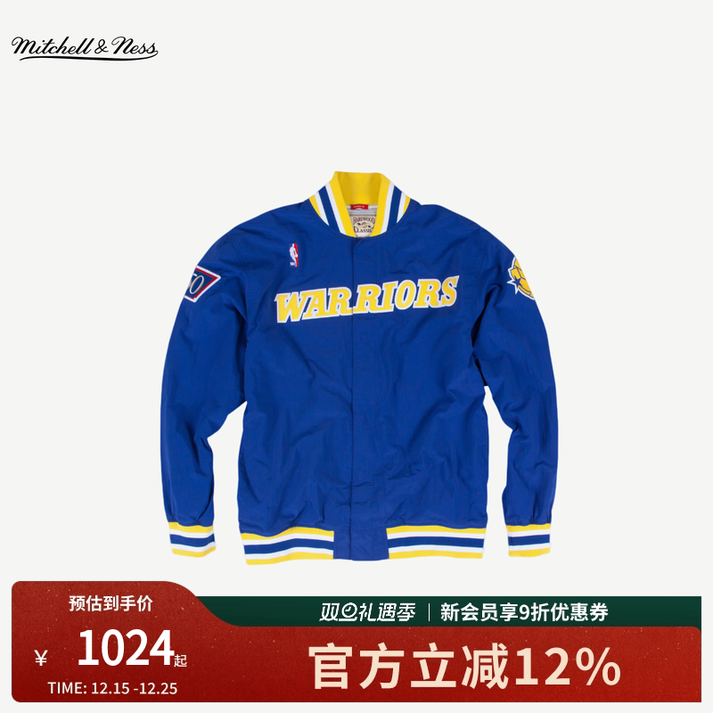 mitchell&ness勇士队夹克男