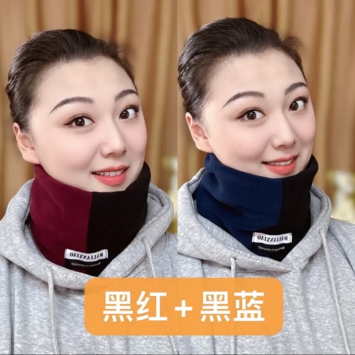 男士护颈脖套加绒加厚骑行围脖