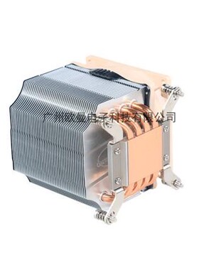 3U铝散热器 2011针 正方形安装孔  服务器散热器 2011CPU   侧吹