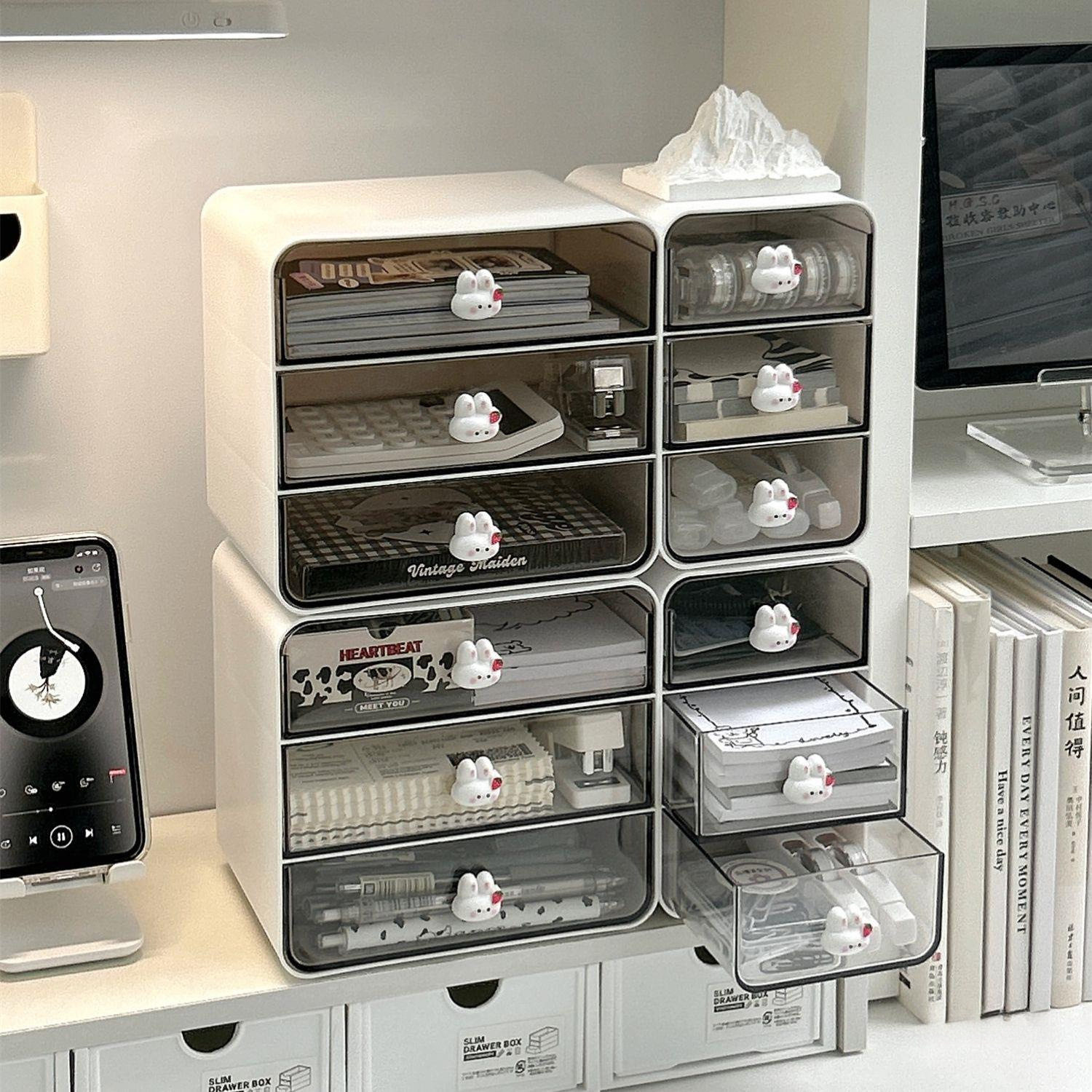 桌面抽屉式整理盒学生小杂物储物置物架收纳盒办公桌多层收纳盒子,收纳整理,其他收纳盒,淘宝优惠券,粉丝福利购,淘宝优惠卷