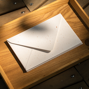 经典花纹特种纸时尚简约复古牛皮色信纸加厚实小尺寸信封套装贺卡