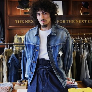 TUCK手工缝制破坏牛仔外套短宽版 日单原厂 ONT 005FR 型 CONTEXT