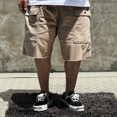 元旦BEMS薄款灯芯绒多袋工装