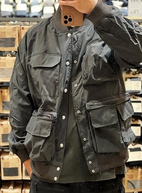 BENS轻甲山系 JP潮多袋机能风春日棒球领夹克外套Clean Fit穿搭型