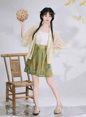 你的江山 清水溪汉初宋制汉服夏季短宋裤改良汉元素国风日常百搭
