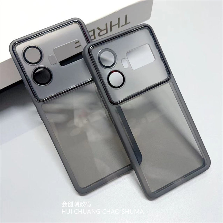 ins透紫带镜头膜适用Realme GT5pro/gtneo6se真我11pro+手机软壳GT neo防摔透黑硅胶套GTneo5SE透明磨砂Q3pro