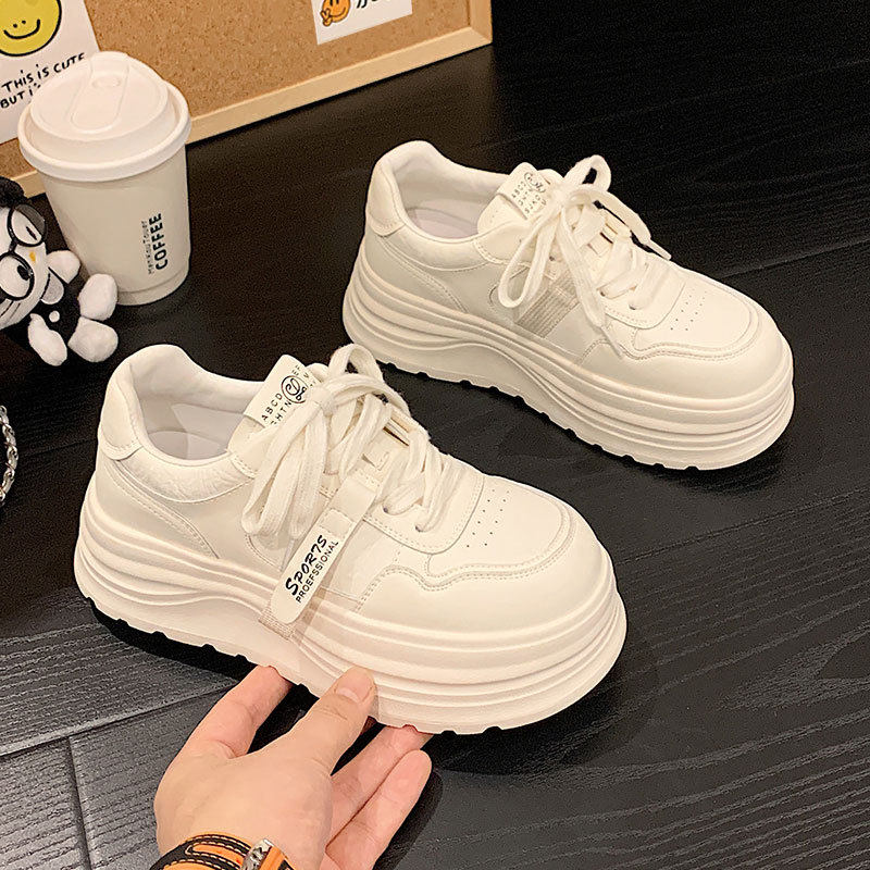 增高5.5CM真皮厚底小白鞋女2026春季新款百搭板鞋防滑休闲运动鞋,女鞋,时尚休闲鞋,淘宝优惠券,粉丝福利购,淘宝优惠卷