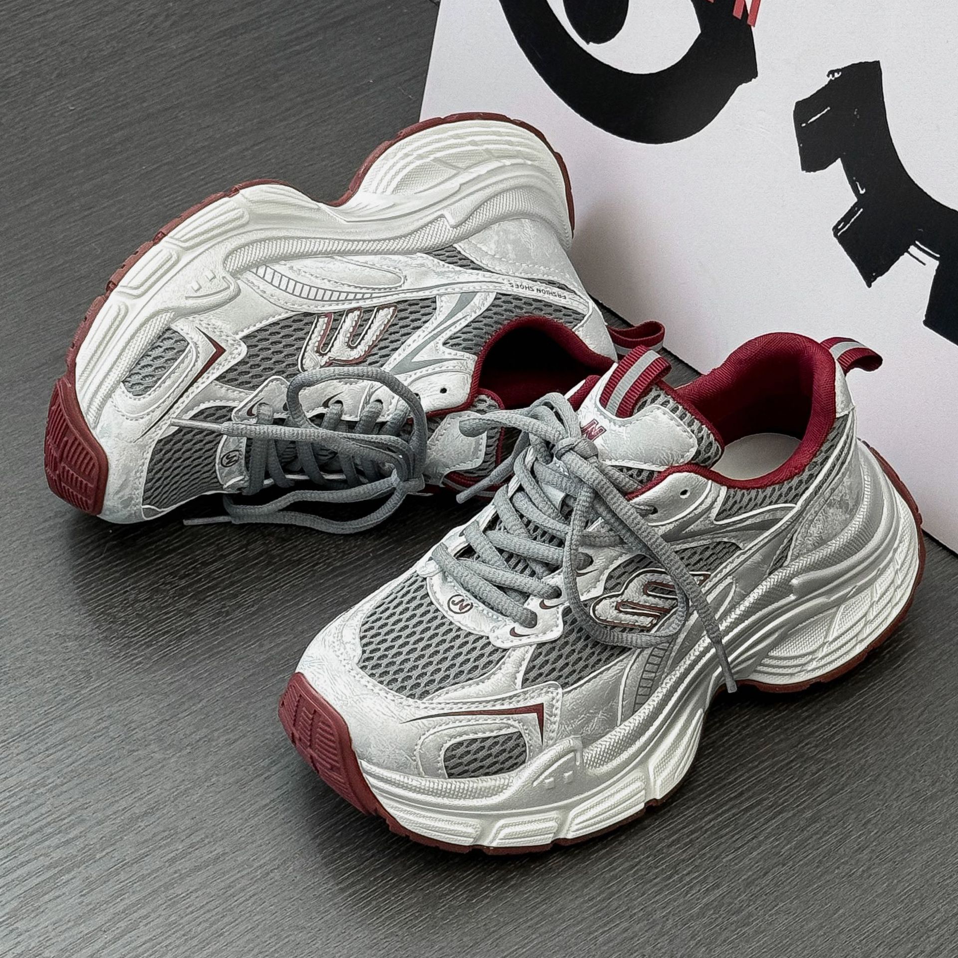 爆款复古老爹鞋女鞋2025秋季新款