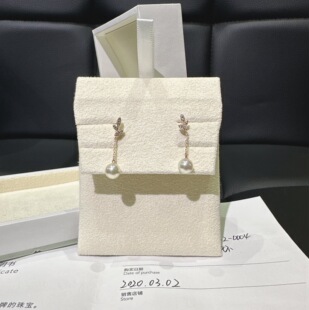 二手tasaki潮塔思琦时珍珠kugel耳环 配盒子证书