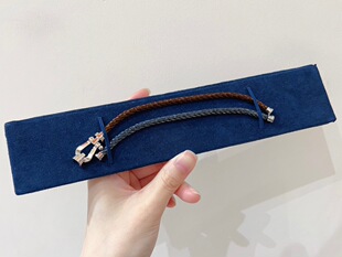 二手99新Fred force10系列大号白金扣头手链手绳 配尘套证书票据