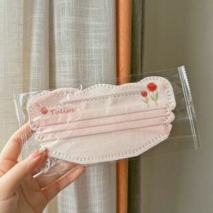 夏新款V型美颜瘦脸氛围感气质郁金香口罩腮红高颜值防晒防护透气