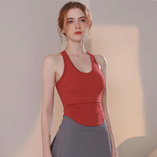 岚纹防震聚拢运动背心文胸