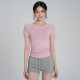 透气健身t恤跑步训练 显瘦瑜伽服上衣修身 岚纹速干运动短袖 女修身
