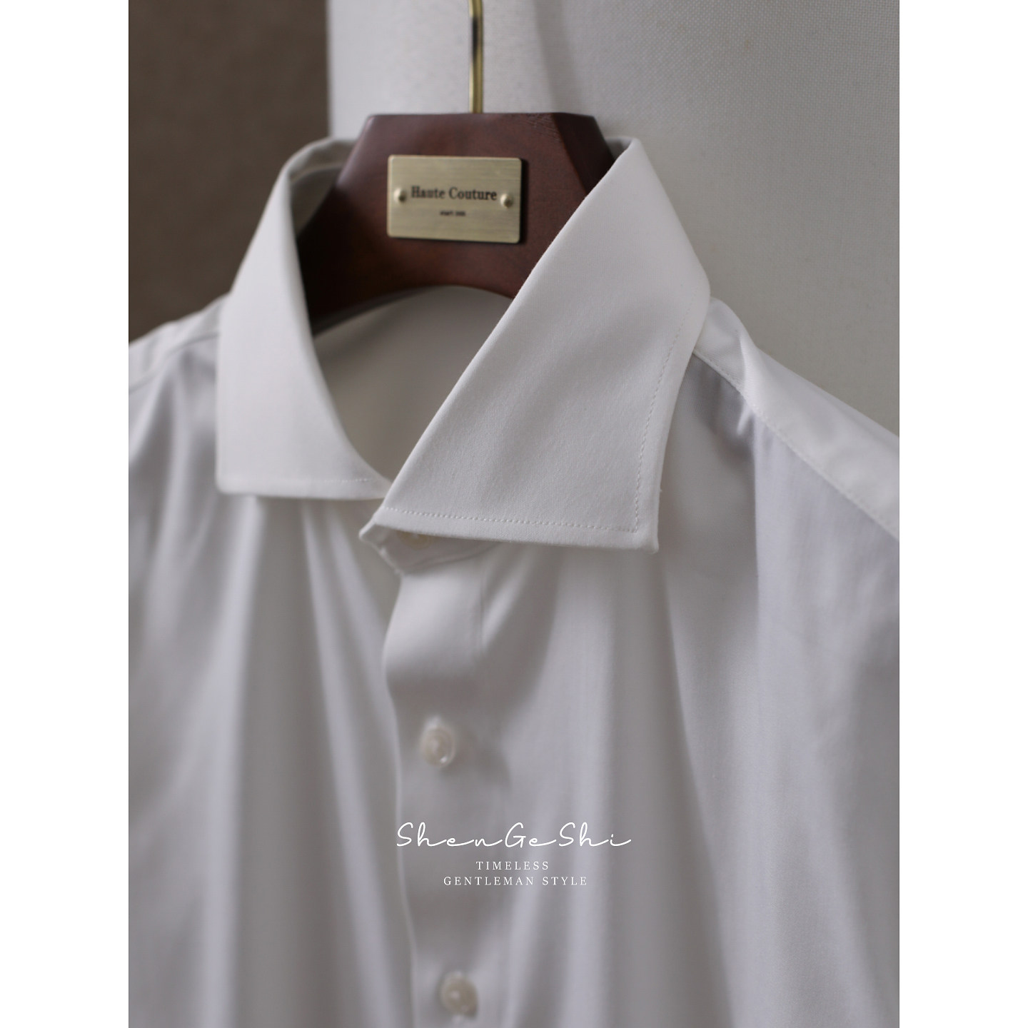 [黑白蓝]英伦日常通勤一字领抗皱结婚上班轻商务百搭修身白衬衣