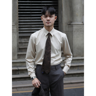 百搭日常休闲抗皱上班修身 英伦轻商务免烫通勤基础款 衬衫 三色