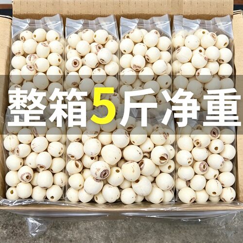 【5-20斤净重批发】湘潭莲子当季新货磨皮去芯粉糯无干燥剂白莲子