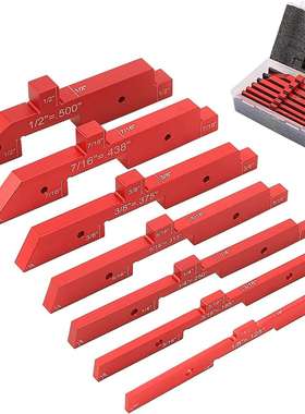 新款可调节 木工垫块量块 高度尺规Setup Blocks guage