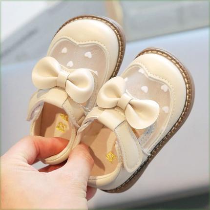 女宝宝公主鞋软底夏冬0一1-3岁春季学步鞋婴儿鞋子女童透气小皮鞋