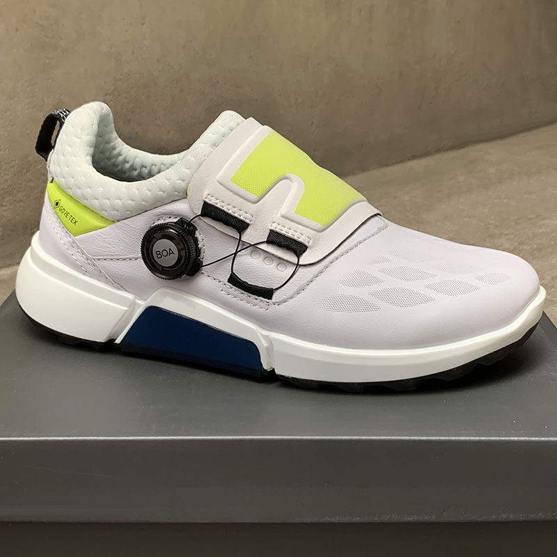 外贸撤柜清仓男鞋真皮高尔夫球鞋boa牛皮防水无钉户外运动鞋 健步