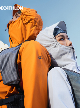 迪卡侬MH500LT冲锋衣2025新款夏季薄款户外硬壳越野防水夹克ODT2