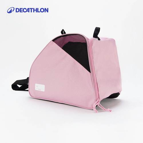 迪卡侬大容量轮滑包专业分隔层