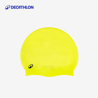 Decathlon Women's long hair, oversized silicone, headless, high appearance level, waterproof large head circumference, professional training swimming cap WWA4 thumbnail 3