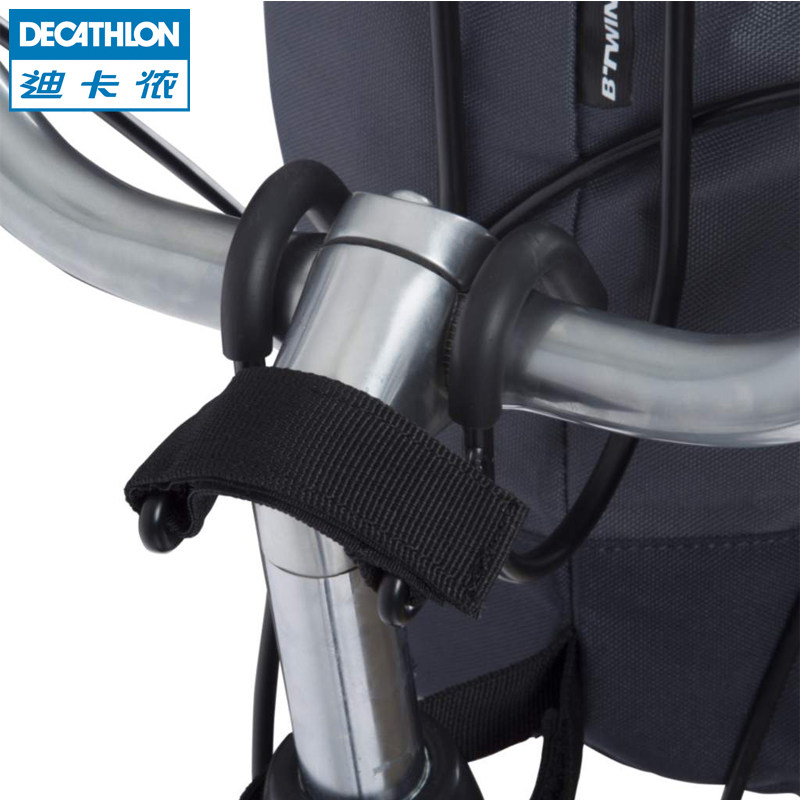 Panier pour vélo DECATHLON en toile - Ref 2257527 Image 4