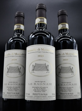 意大利BDM离鸽酒庄 Le Ragnaie Brunello Di Montalcino 红葡萄酒