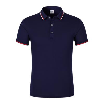 工作服男夏季POLO衫翻领短袖t恤定制印logo汽修4s店上衣员工厂服
