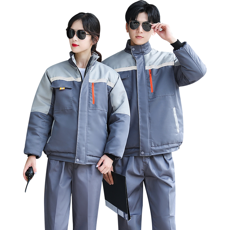 冬季工作服棉衣男耐磨加厚棉服上衣汽修工厂防寒保暖劳保棉袄定制