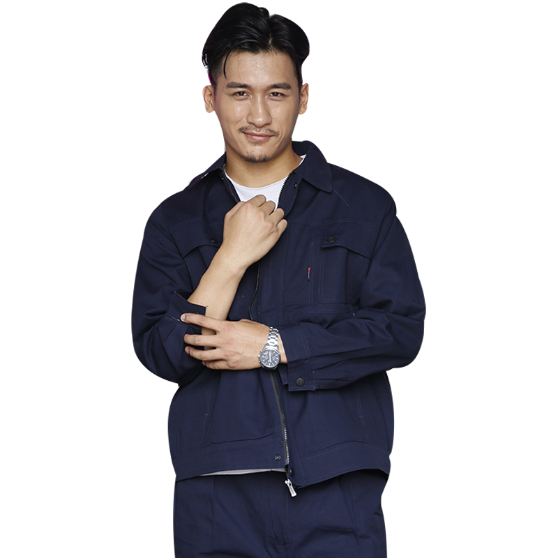 纯棉电焊工作服套装男焊工防烫春秋季透气耐磨全棉工厂劳保服定制