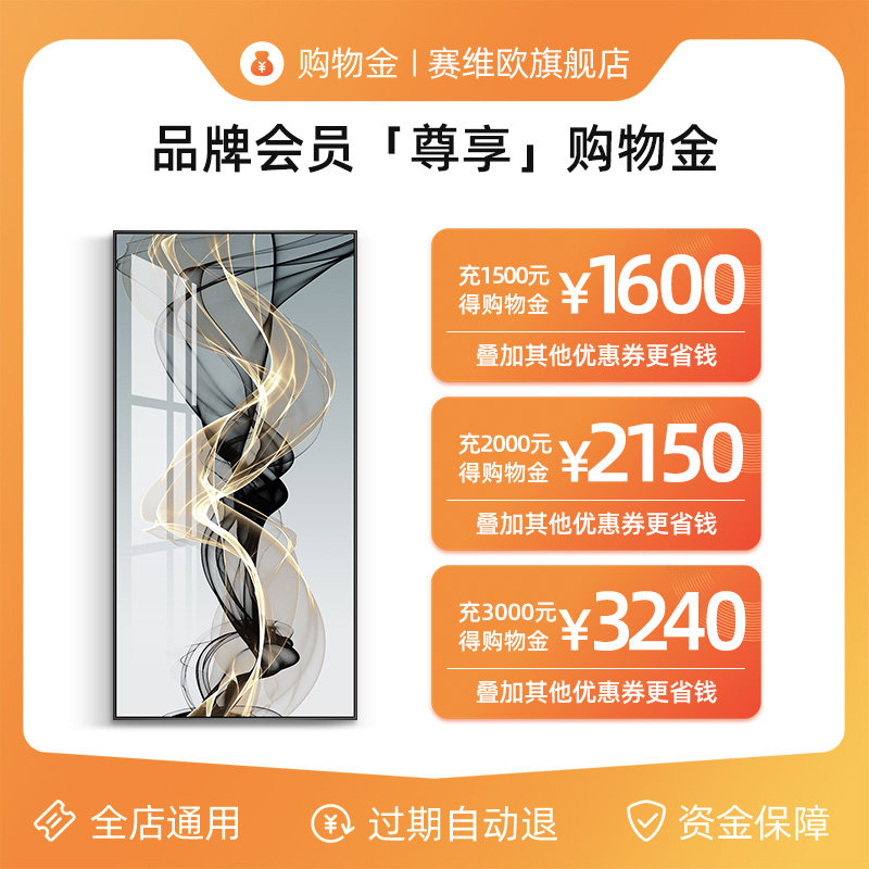 网红【抢存购物金专折预上折】赛维欧会员属限定购物金-全店通享图片