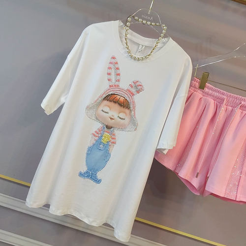 兔子夏季短袖夏棉女可爱短袖