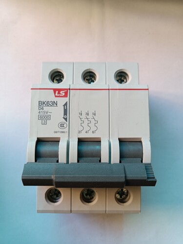 全新原装LS产电微型断路器BK63N 3P D6A