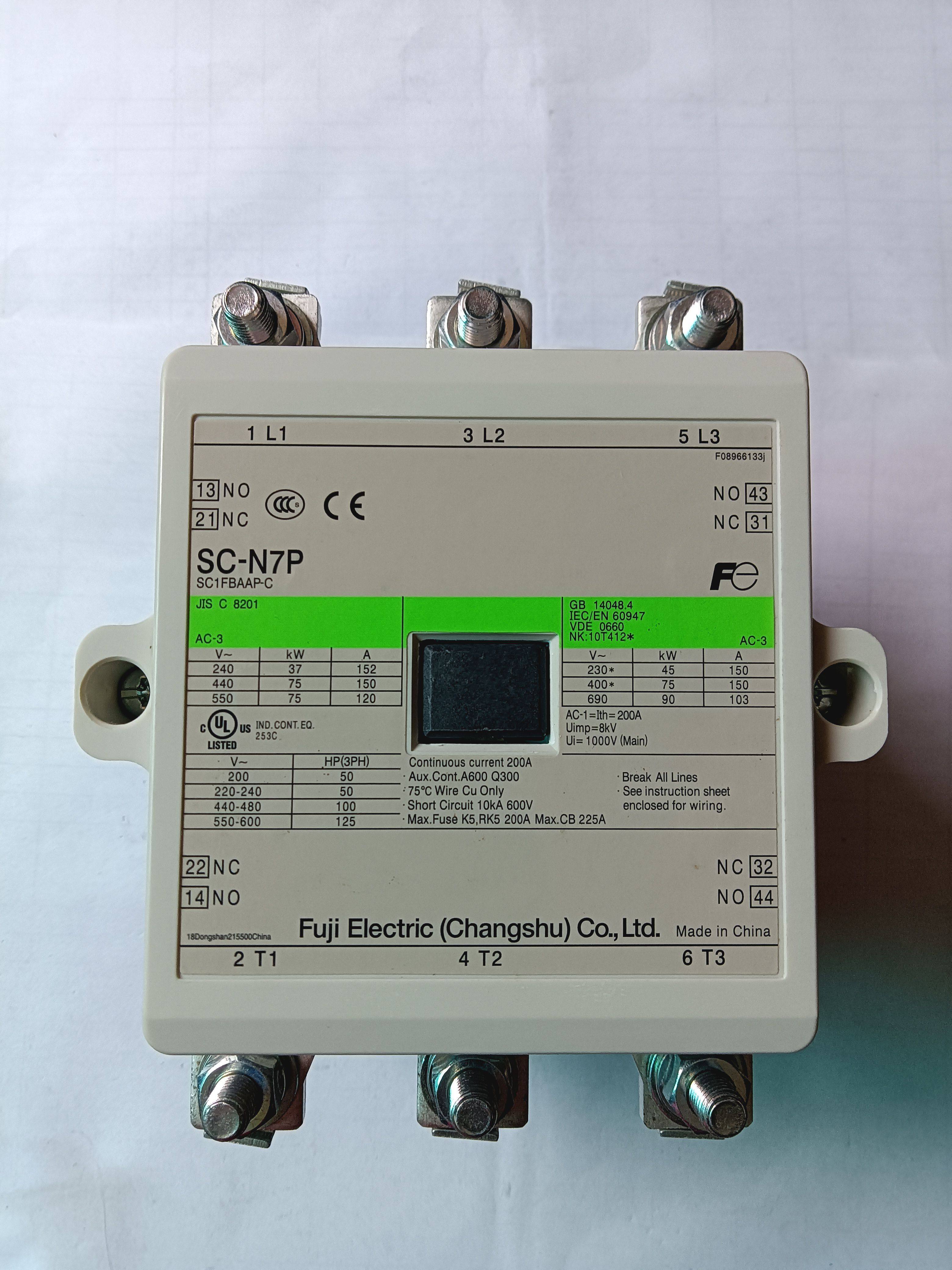 全新原装常熟富士接触器SC-N7P 220V