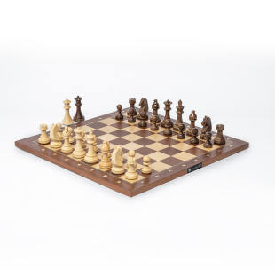 48cm高档实木国际象棋FIDE标准豪华版棋盘比赛专用西洋棋木质棋子