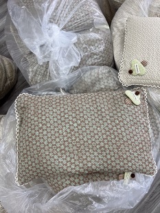 贝安悦婴幼儿荞麦壳枕头纯棉纱布枕护颈椎爆款幼儿园荞麦枕