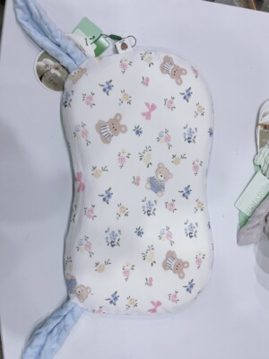 贝瑞拉婴儿枕头5/6月以上透气1-6岁幼儿童5D硅胶枕四季通用