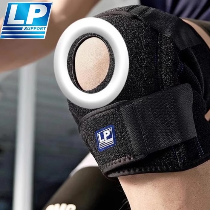 LP788护膝短款篮球男专业运动防护官方正品膝盖半月板韧带支撑条