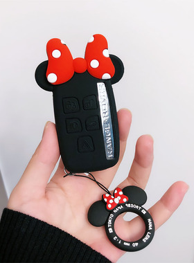 专用路虎钥匙套卡通可爱捷豹xel汽车钥匙扣包壳女款极光星脉揽胜