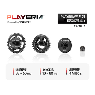 星河实验室 PLAYERIA系列 轻量化移柱钢切齿  新钛合金材料高硬度
